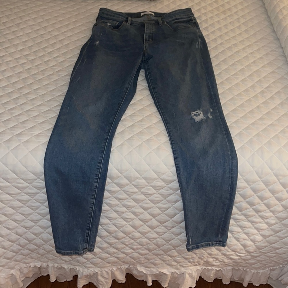 Loft curvy high waist skinny jeans size 4/27